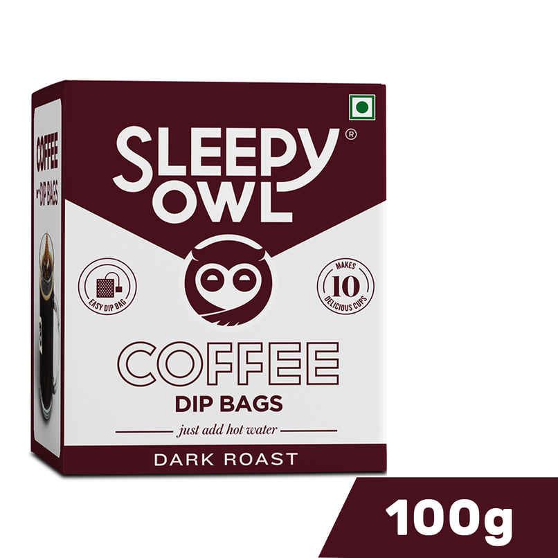 Sleepy Owl Dark Roast Hot Brew Coffee Bags