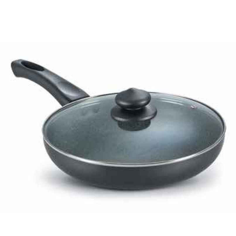 Prestige Omega Granite Fry Pan 26cm with Lid | Non Stick | Induction Base