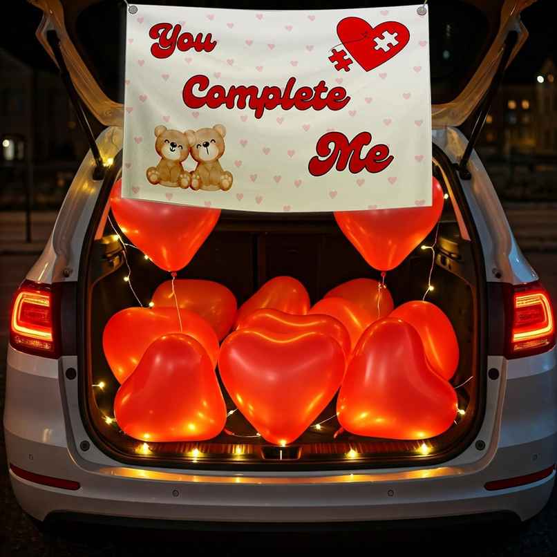 You Complete Me Romantic Car Boot Decor | Special You