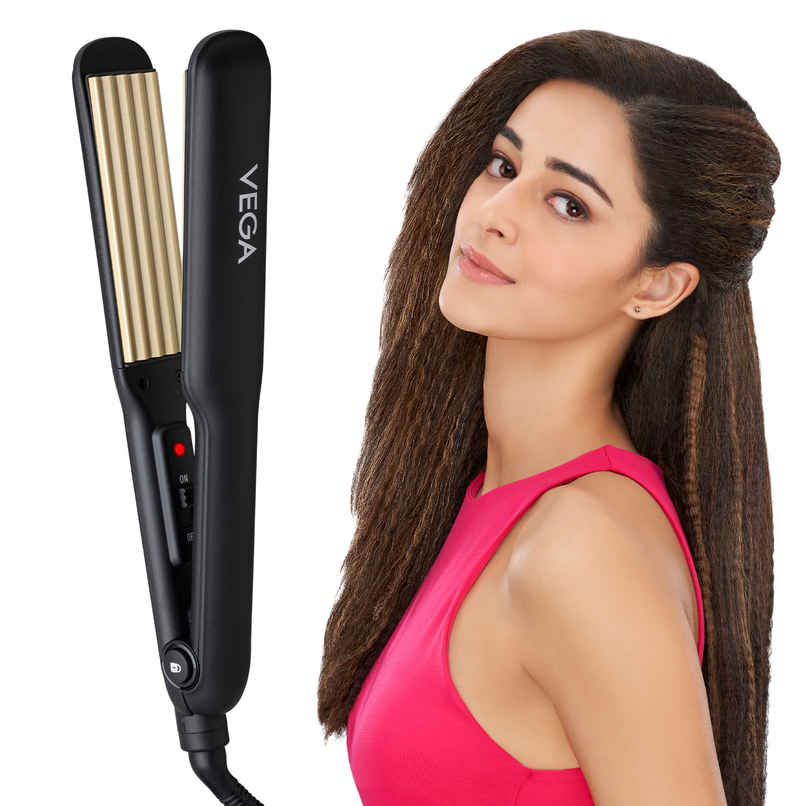 VEGA Classic Hair Crimper With Quick Heat Up & Ceramic Coated Plates, Black, (Vhcr-01) VEGA Classic Hair Crimper With Quick Heat Up & Ceramic Coated Plates, Black, (Vhcr-01)