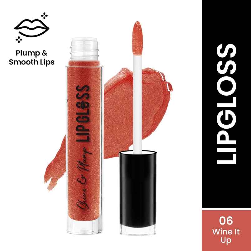 Swiss Beauty Shine & Plump Lip Gloss | 6 Wine It Up