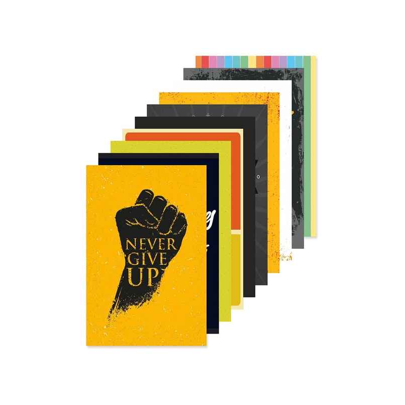 Paper Plane Design Wall Posters For Office Decor | Set of 10 | Size | 12 Inch x 18 Inch | D67