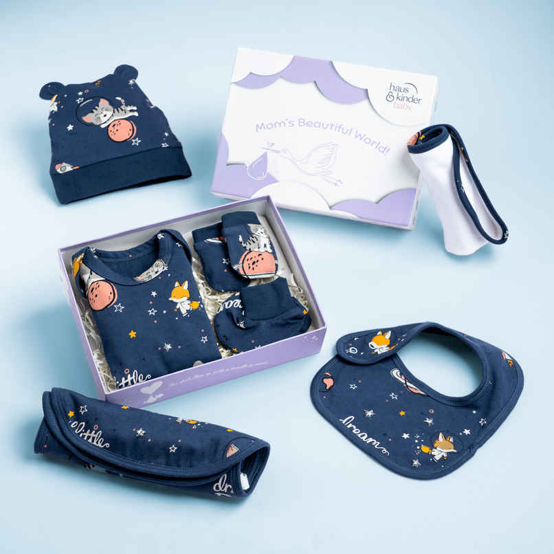 Adorable Attire Gift Set for Baby Space Walk Cotton Super Soft and Gentle on Babys Skin