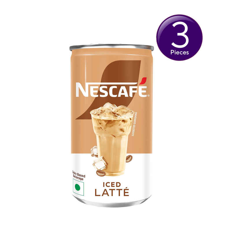 Nescafe Cafe Style Iced Latte Cold Coffee Combo 