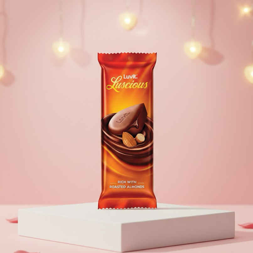 Luvit Luscious Roasted Almond Chocolate Bar