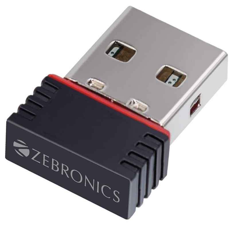 Zebronics USB150WF1 WiFi USB Mini Adapter Supports 150 Mbps