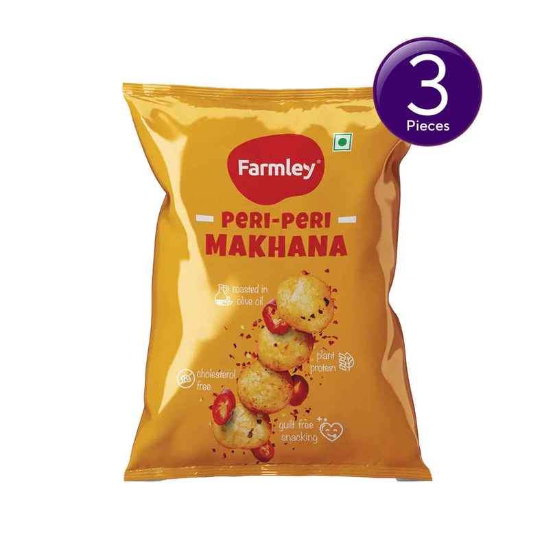 Farmley Peri Peri Makhana, Roasted In Olive Oil Combo Farmley Peri Peri Makhana, Roasted In Olive Oil Combo