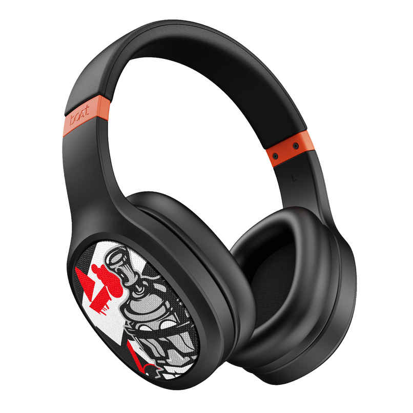 boAt Rockerz 460 Over Ear BT Headphones W/ 30H Playtime, 40Mm Drivers (Graffiti Groove)
