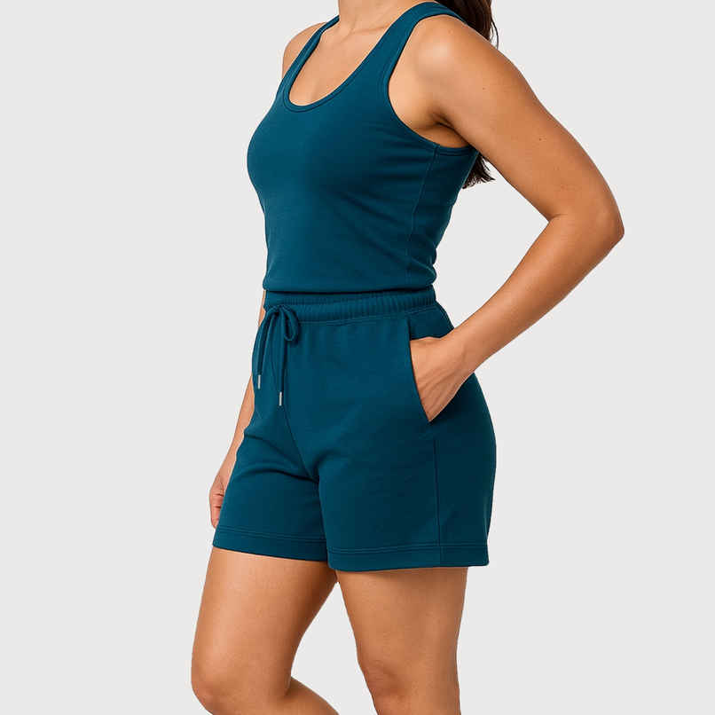 EQL Women's Pure Cotton Shorts | Teal - XL EQL Women's Pure Cotton Shorts | Teal - XL