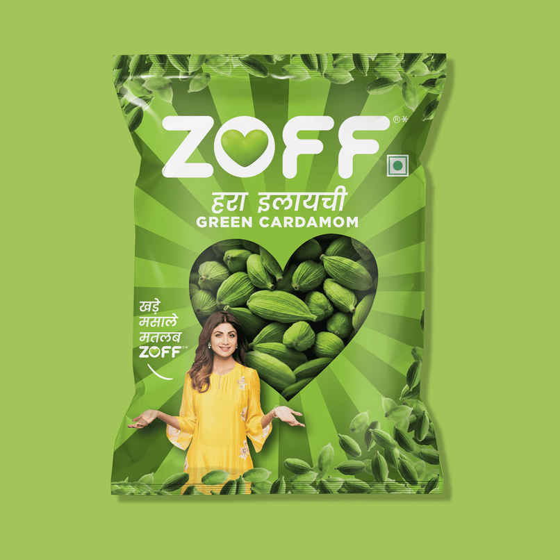 ZOFF Green Cardamom Whole - Elaichi ZOFF Green Cardamom Whole - Elaichi