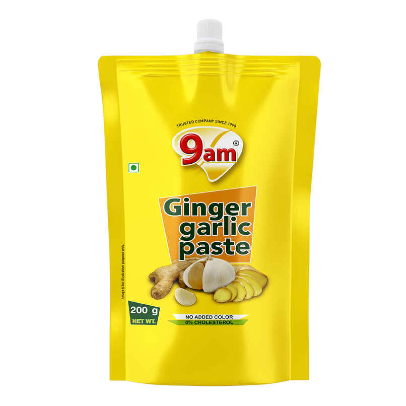 9am Ginger Garlic Paste for Daily Cooking 9am Ginger Garlic Paste for Daily Cooking