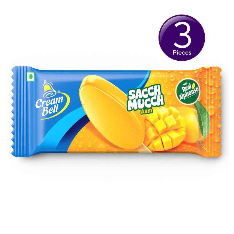 Cream Bell Sacch Mucch Aam Ice Cream Stick Combo  