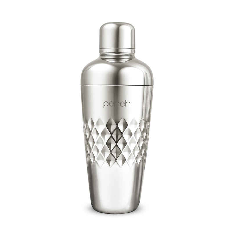 Perch Diamond Belly Cocktail Shaker | 750 ml | Stainless Steel | Silver Perch Diamond Belly Cocktail Shaker | 750 ml | Stainless Steel | Silver