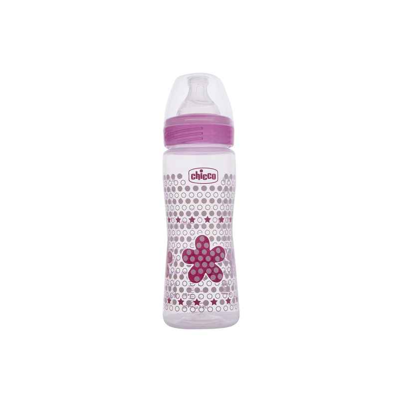 Chicco Feeding Bottle Wb Sil Physio Pink