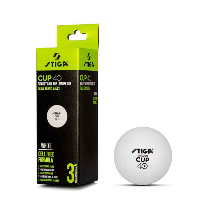 Stiga Table Tennis Balls 40+ - Pack of 3 for Serious Players Stiga Table Tennis Balls 40+ - Pack of 3 for Serious Players