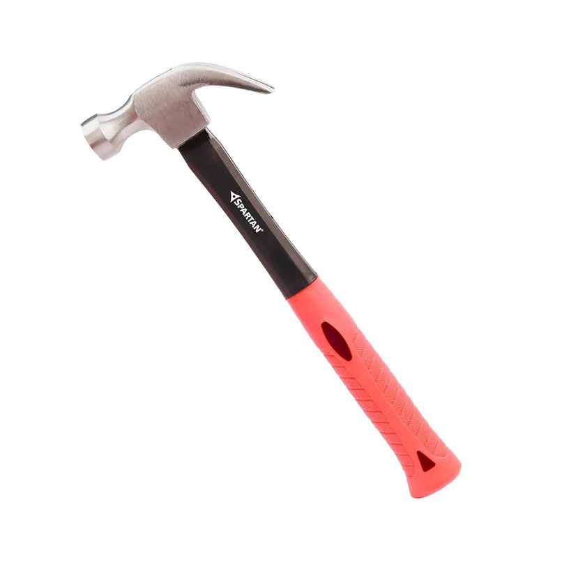 Spartan Heavy Duty Claw Hammer | Forged Steel Head | Fiberglass Anti Slip Handle Spartan Heavy Duty Claw Hammer | Forged Steel Head | Fiberglass Anti Slip Handle