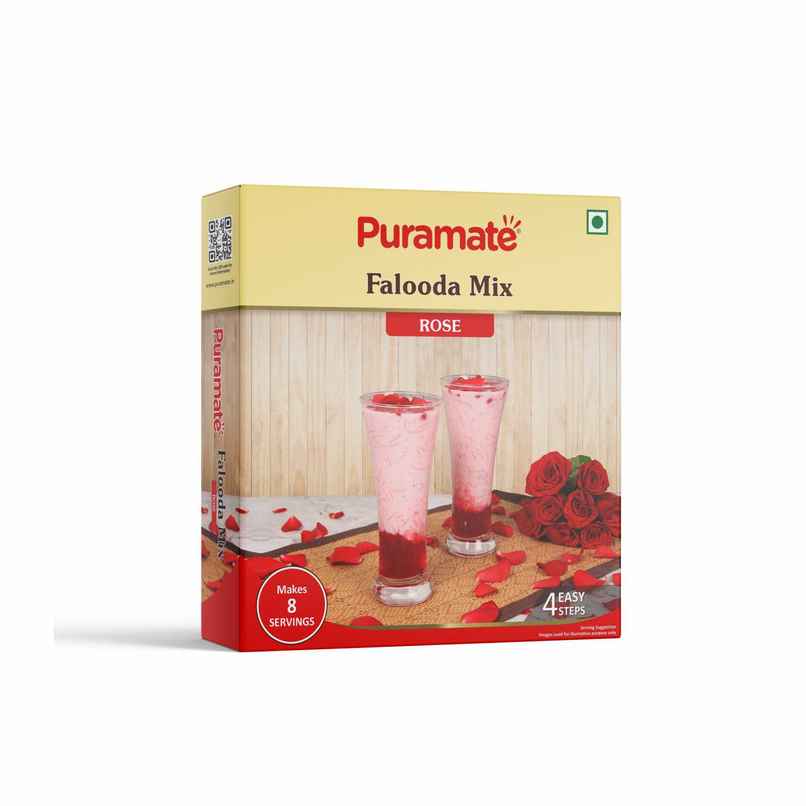 Puramate Falooda Mix Rose | Flavourful & Refreshing