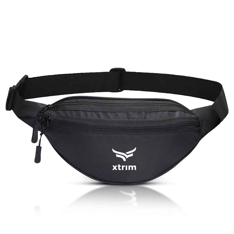 Xtrim Waist Bag / Fanny Pack for Men & Women, Black