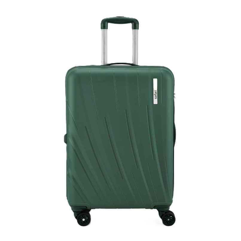 Safari Vamos Medium Trolley Bag, 8 Wheels, Hard, Polypropylene | Dusk Green - 66 cm