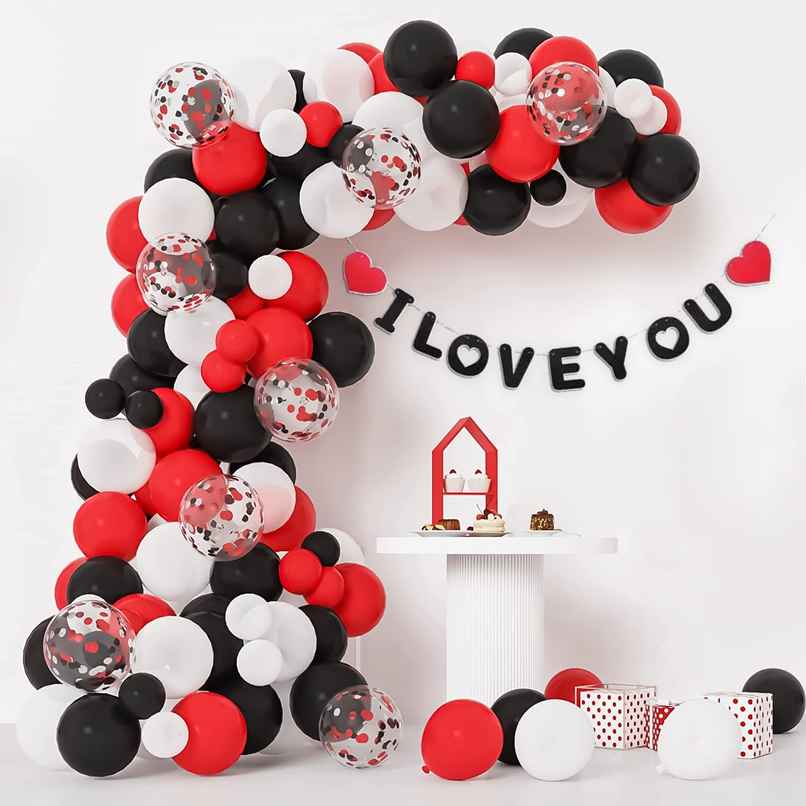 I Love You Red & Black Decoration Kit | Special You