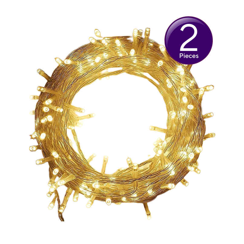 Quace 12M Warm White String Light Combo