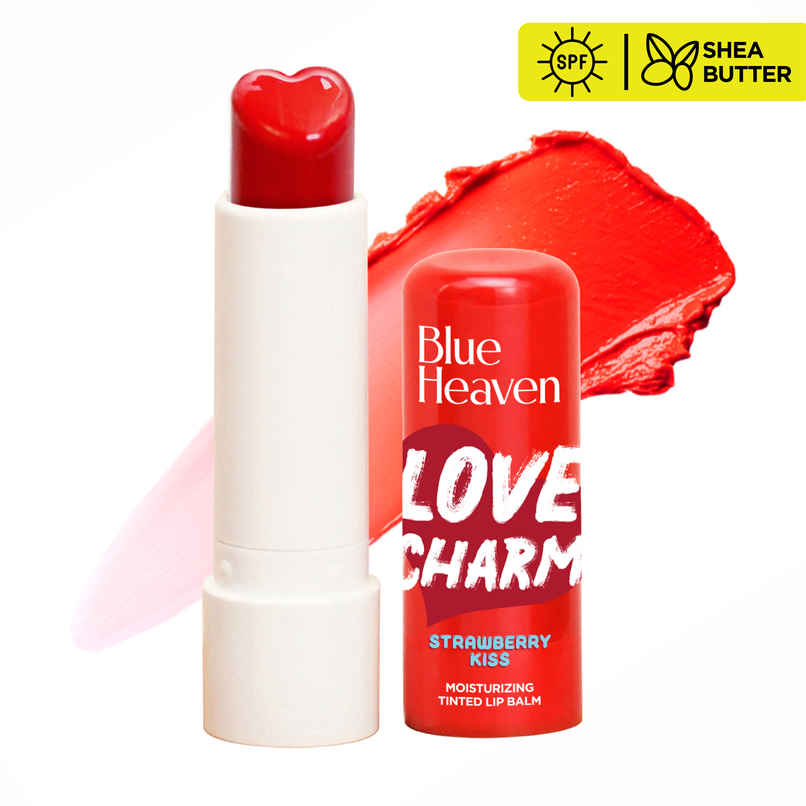 Blue Heaven Love Charm Tinted Lip Balm with SPF | Strawberry Blue Heaven Love Charm Tinted Lip Balm with SPF | Strawberry
