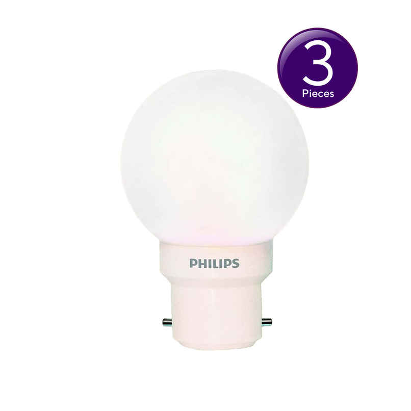 Philips 0.5 W LED Deco Bulb - White | Energy Efficient Combo Philips 0.5 W LED Deco Bulb - White | Energy Efficient Combo