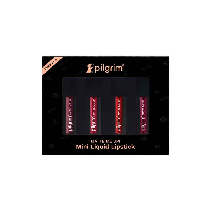 Pilgrim Bold Mistress Matte Mini Liquid Lipstick 4 in 1