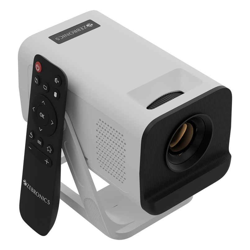 Zebronics Pixa Play 35 Smart 4K Projector 4000Lm, OTT, WiFi, BT, 100" Display Zebronics Pixa Play 35 Smart 4K Projector 4000Lm, OTT, WiFi, BT, 100" Display