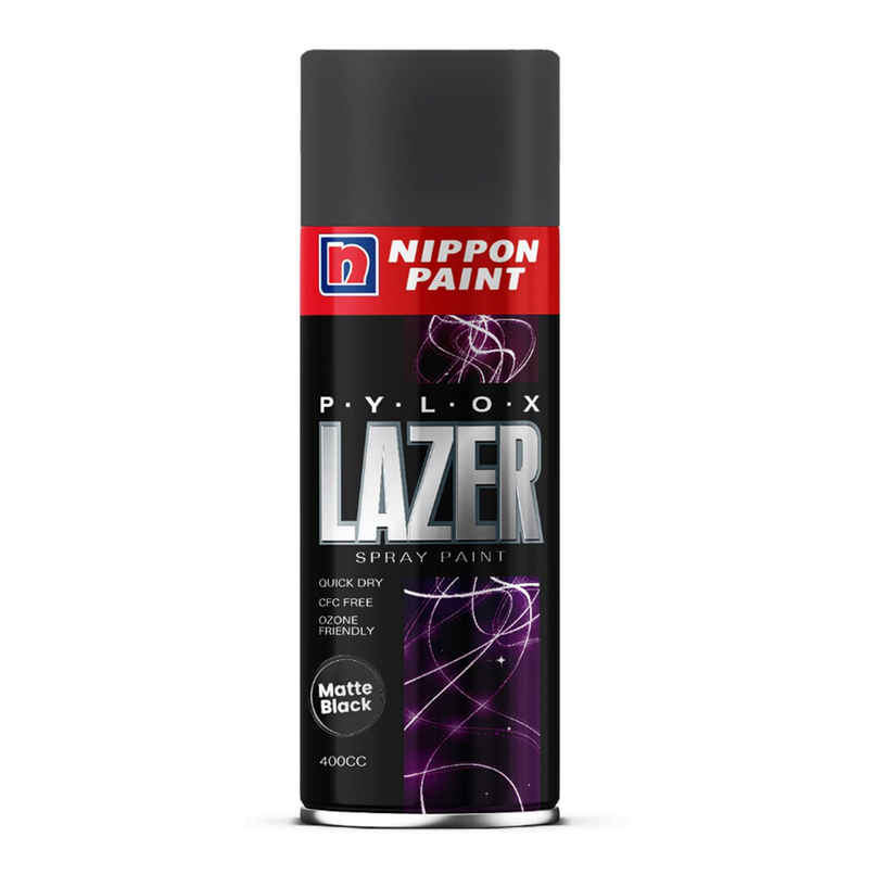 Nippon Pylox Spray Paint | Silver | Fast-Drying & High Gloss