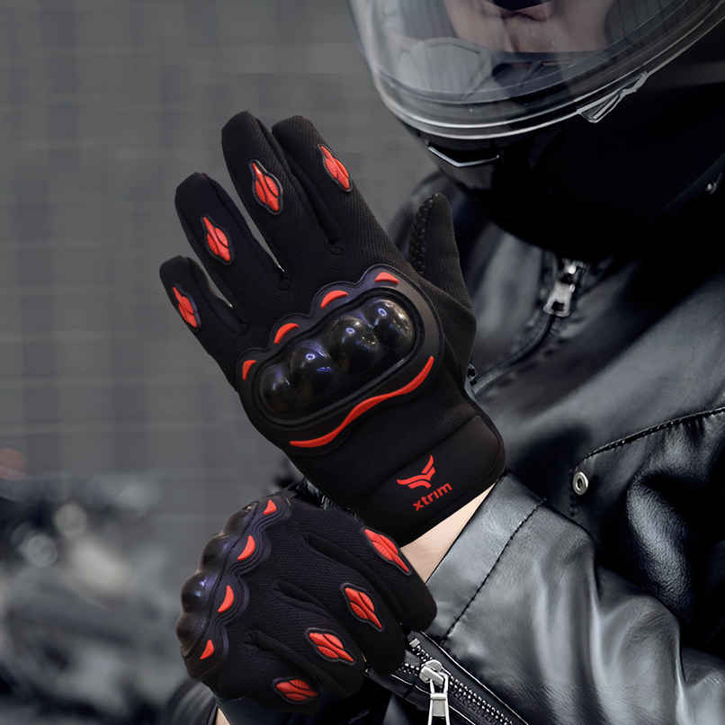 Xtrim Bike Gloves | Padded | Breathable | Anti-Slip | Cycling & Motorcycle Gear | Black | Medium Xtrim Bike Gloves | Padded | Breathable | Anti-Slip | Cycling & Motorcycle Gear | Black | Medium