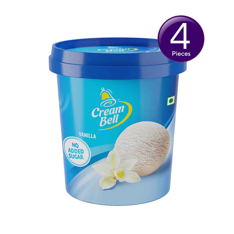 Cream Bell Sugarfree Vanilla Ice Cream Cup Combo 