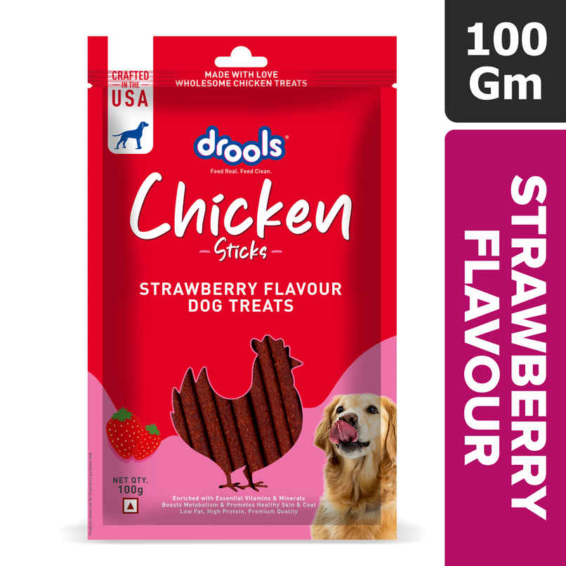 Drools Chicken Strawberry Flavor Dog Treats Sticks Drools Chicken Strawberry Flavor Dog Treats Sticks
