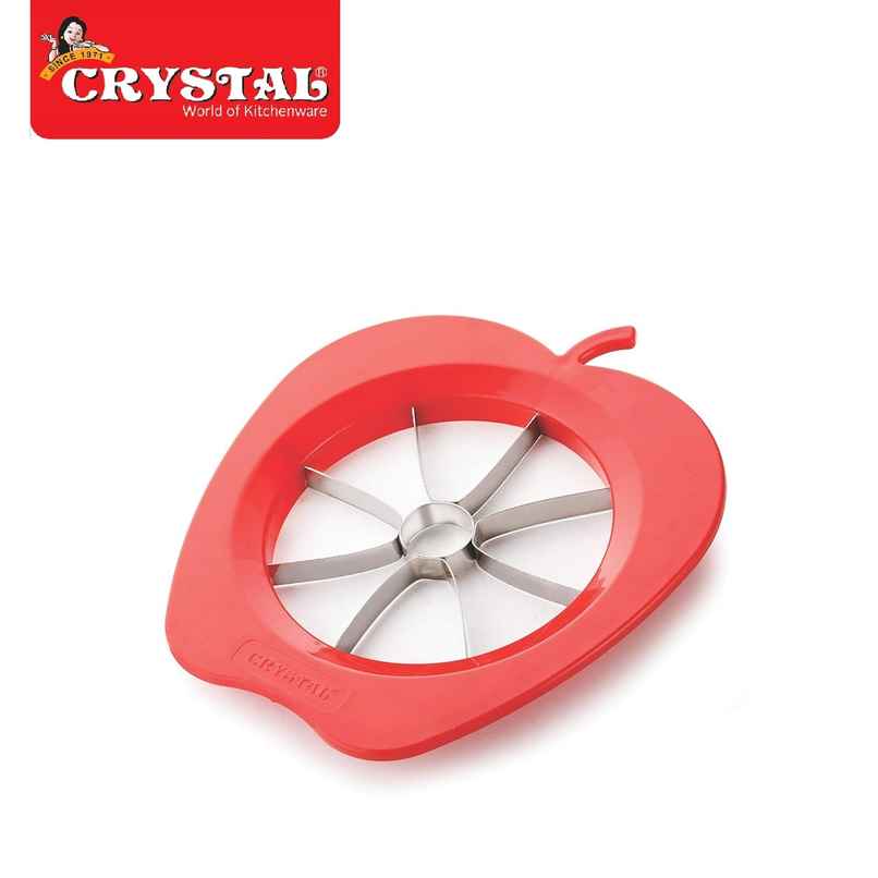 Crystal Plastic Apple Cutter, Assorted Color