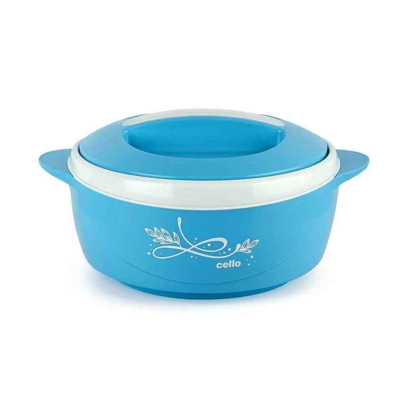 Cello Sapphire Insulated Inner Steel Casserole for Roti, 1500ml, Blue Cello Sapphire Insulated Inner Steel Casserole for Roti, 1500ml, Blue