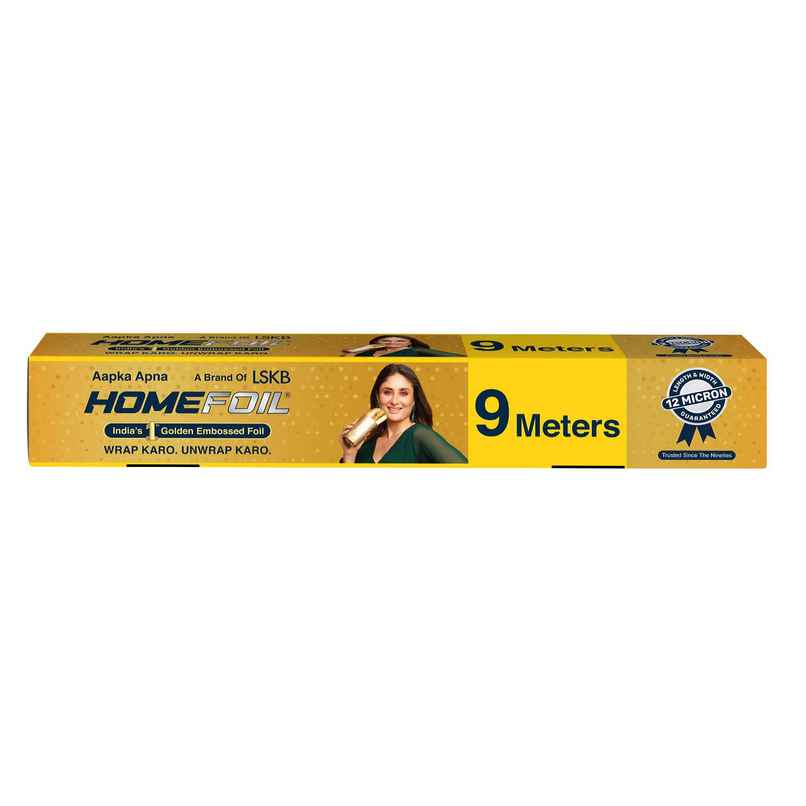HOMEFOIL 9 M Golden Aluminium Foil HOMEFOIL 9 M Golden Aluminium Foil