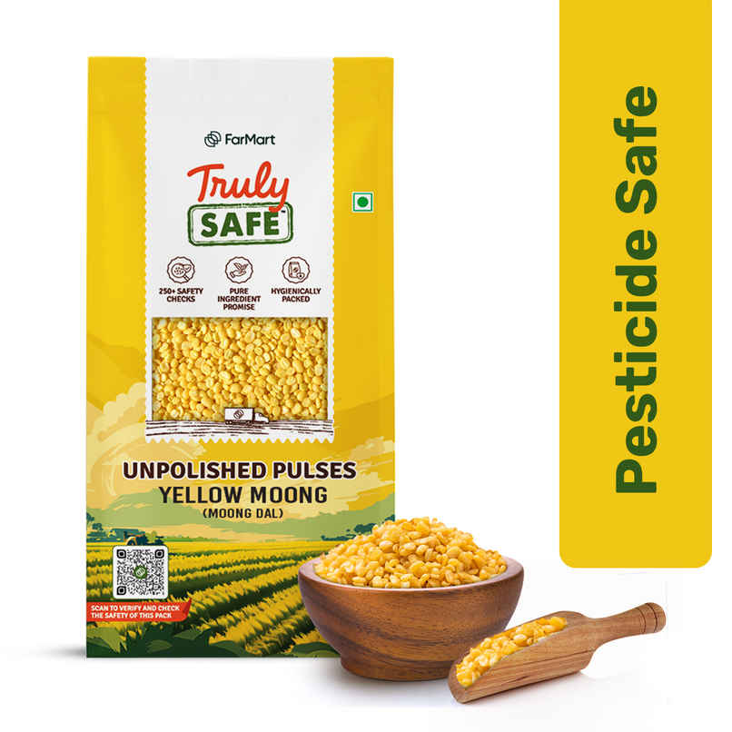 Truly Safe Yellow Moong | Unpolished Dal