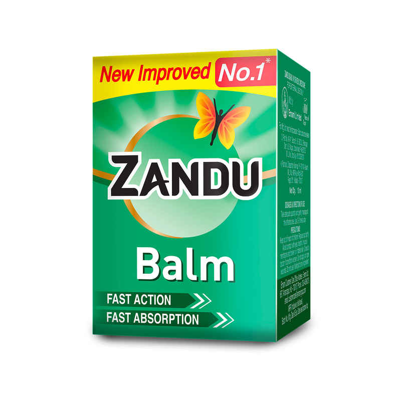 Zandu Balm For Instant Pain Relief from Cold, Headache & Body Pain