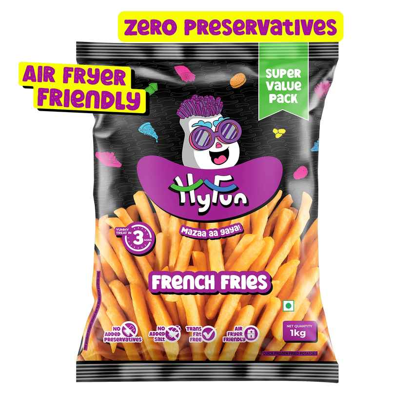 HyFun French Fries, Crispy & Long, Family Pack | Frozen