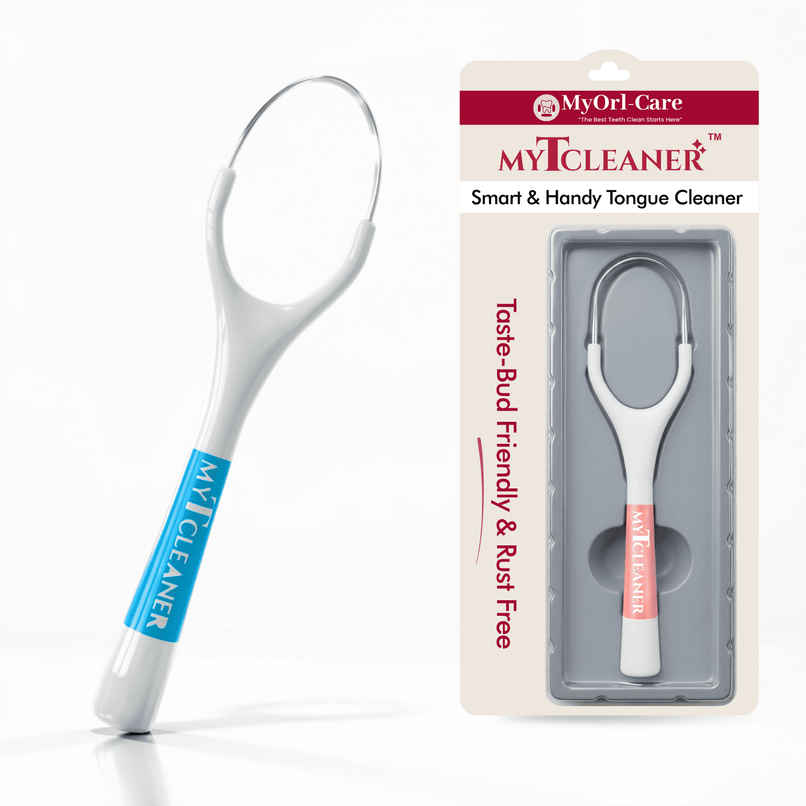 My Orl-Care Single Handed Premium Stainless Steel Tongue Cleaner