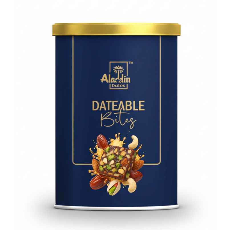 Aladdin Dates Dateable Bites Dry Fruit Barfi