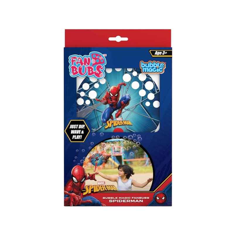 Bubble Magic FanBubs Spiderman - Bubble Maker Toy (Ages 3+)