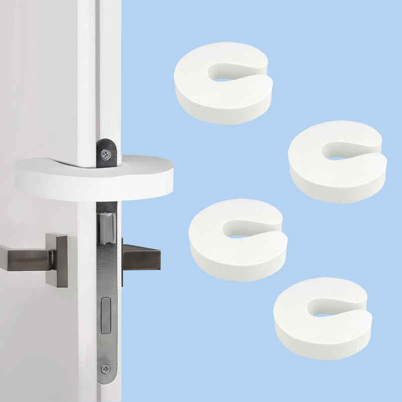 BabyPro Door Stopper Guard | U-Shape | White