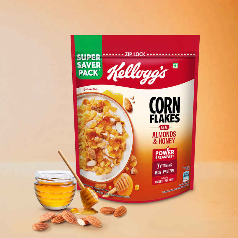 Kellogg's Corn Flakes Almonds & Honey | Power Breakfast Kellogg's Corn Flakes Almonds & Honey | Power Breakfast