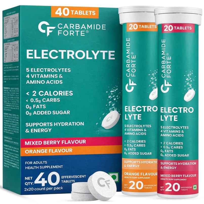 Carbamide Forte Electrolyte Effervescent Tablets | Electrolytes | Electrolyte Drink | 20 Tablets Carbamide Forte Electrolyte Effervescent Tablets | Electrolytes | Electrolyte Drink | 20 Tablets