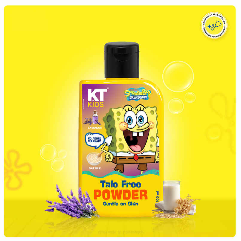 KT Kids Organic Baby Powder Oat Milk and Lavender 1 Pack KT Kids Organic Baby Powder Oat Milk and Lavender 1 Pack