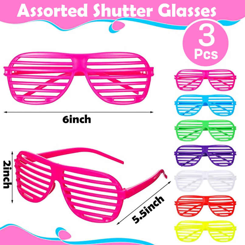 Funky Party Eye Glass Shutter Goggles Set | Party Propz