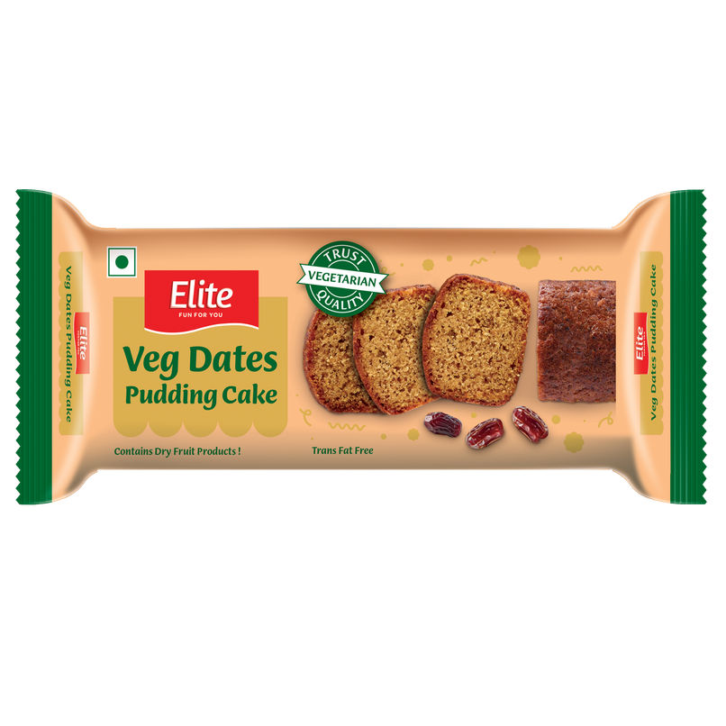 Elite Veg Dates Pudding Sliced Cake Elite Veg Dates Pudding Sliced Cake
