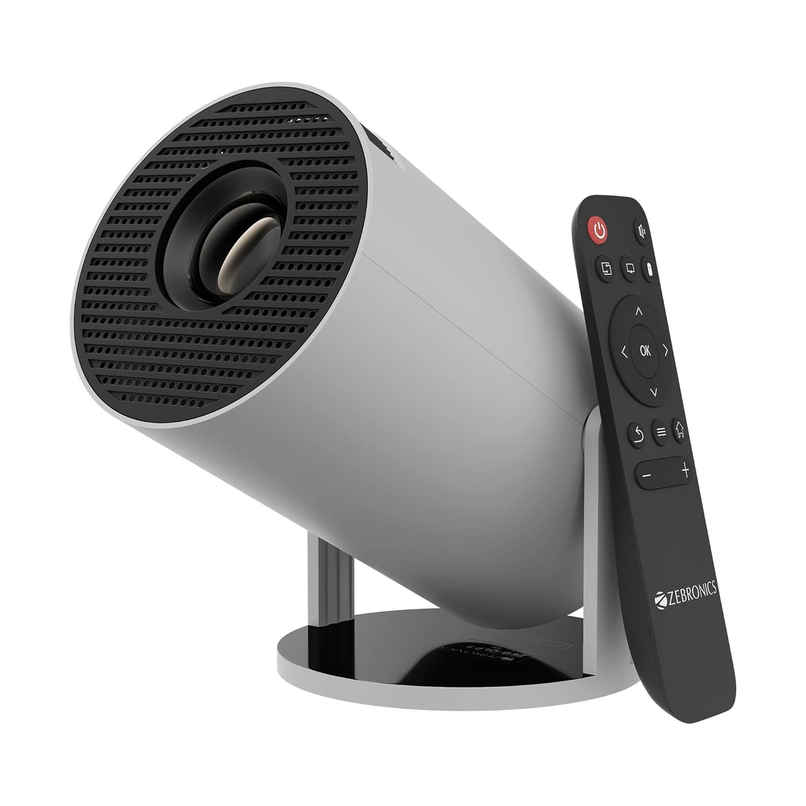 Zebronics Pixaplay 73 Smart LED Projector | 3300 Lumens, 4K Support, Android, WiFi, Bluetooth HDMI3D Zebronics Pixaplay 73 Smart LED Projector | 3300 Lumens, 4K Support, Android, WiFi, Bluetooth HDMI3D