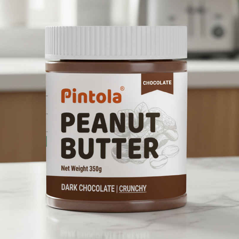 Pintola Peanut Butter Chocolate Flavour Crunchy - 18.6G Protein & 5.2G Dietary Fiber